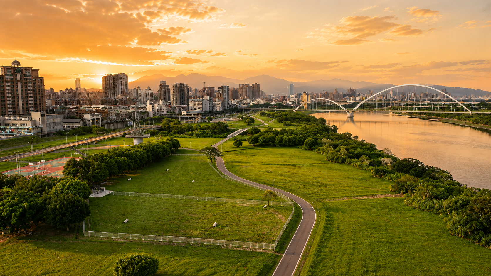 新莊大漢溪畔・夕陽河濱公園